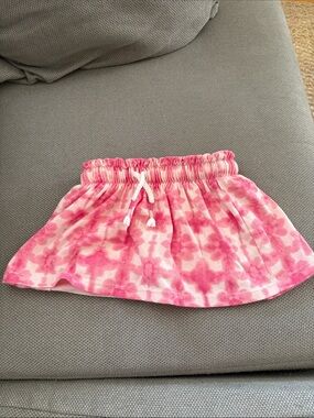 Cat & Jack Pink Tie-Dye Elastic Waist Skort